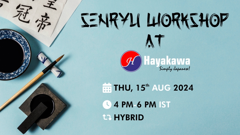 Senryu workshop at Hayakawa 2024