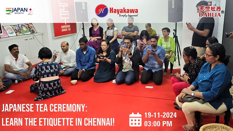 JAPANESE TEA CEREMONY – LEARN THE ETIQUETTE IN CHENNAI